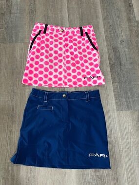 Lot of 2 Par+ tennis skorts size 8 girls
